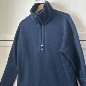 Stio Women’s Fleece Blue Zip-Up Sweater